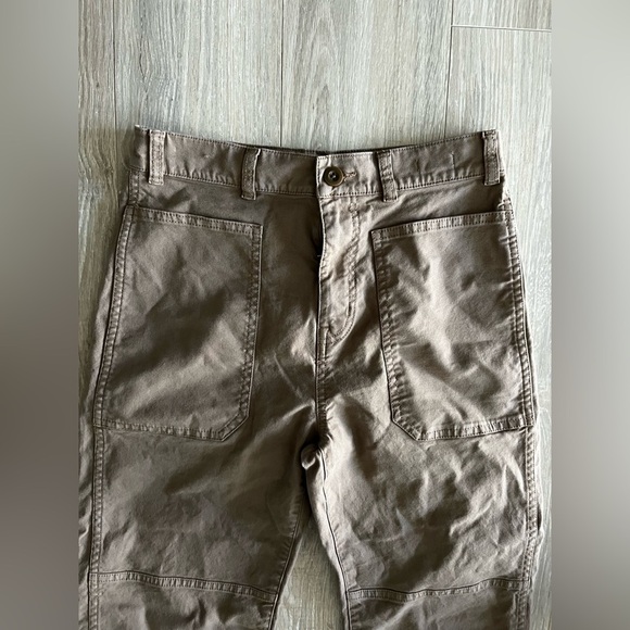 Madewell Women’s The '90s Straight Utility Pant Garment-Dyed Canvas Dark Rope 26 - Picture 4 of 9